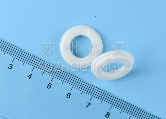 Al2O3 ZrO2 SSiCのアルミナ ポンプ部品のための陶磁器弁の版の白い色